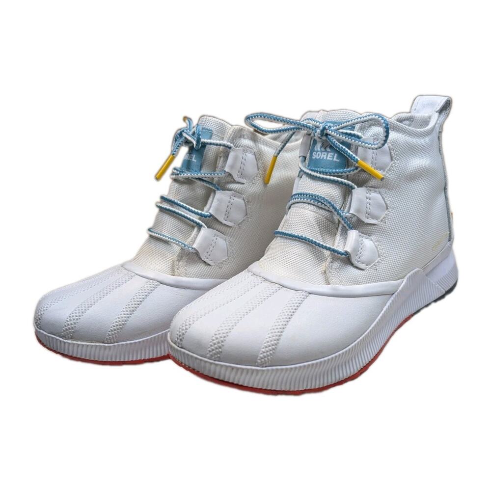 Sorel Out N About III Classic WP Waterproof Duck Boots White Womens 9 NL4864